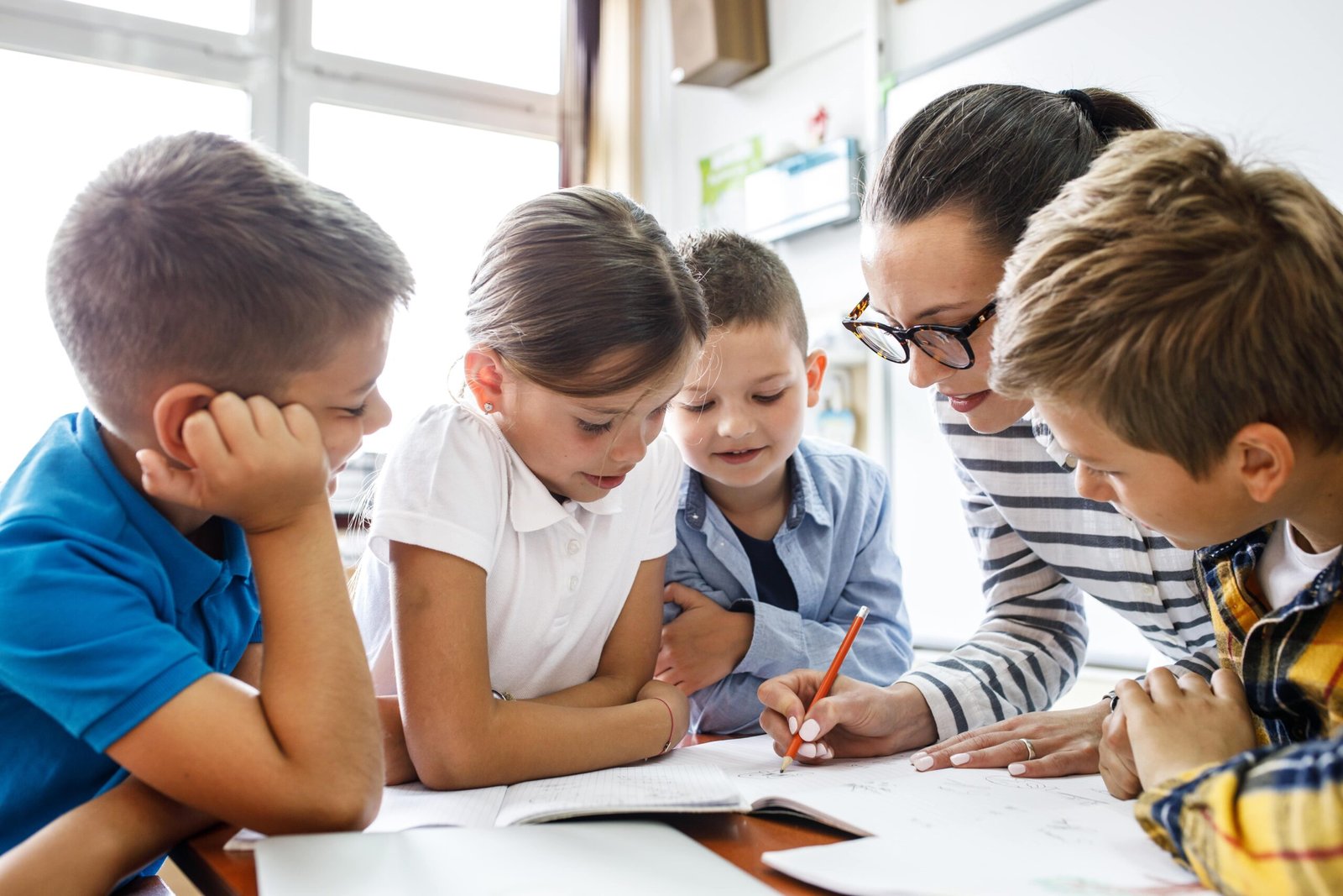 kids writing